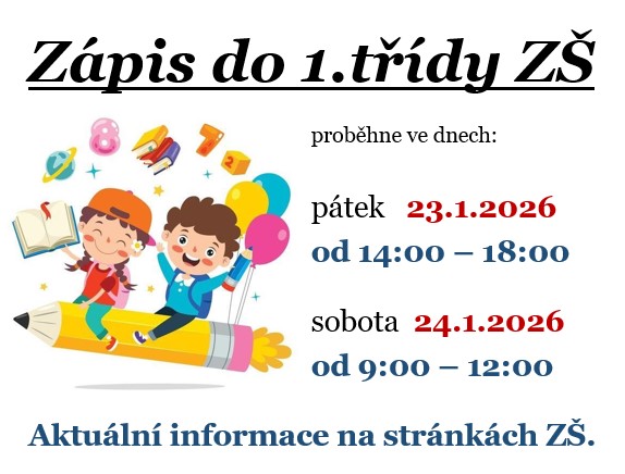 Zápis do&nbsp;ZŠ